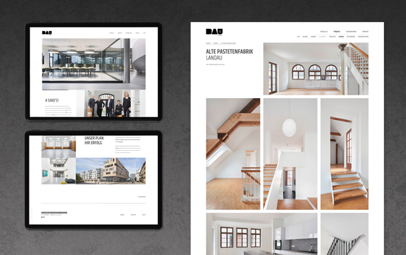 BAU4 Architekten| Internetauftritt